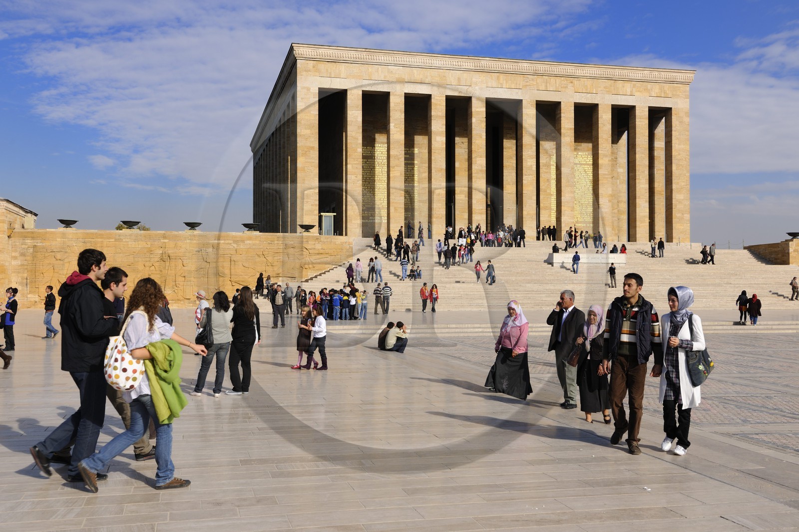 Turquie, Anatolie centrale, Ankara, le mausolée d'Atatürk
