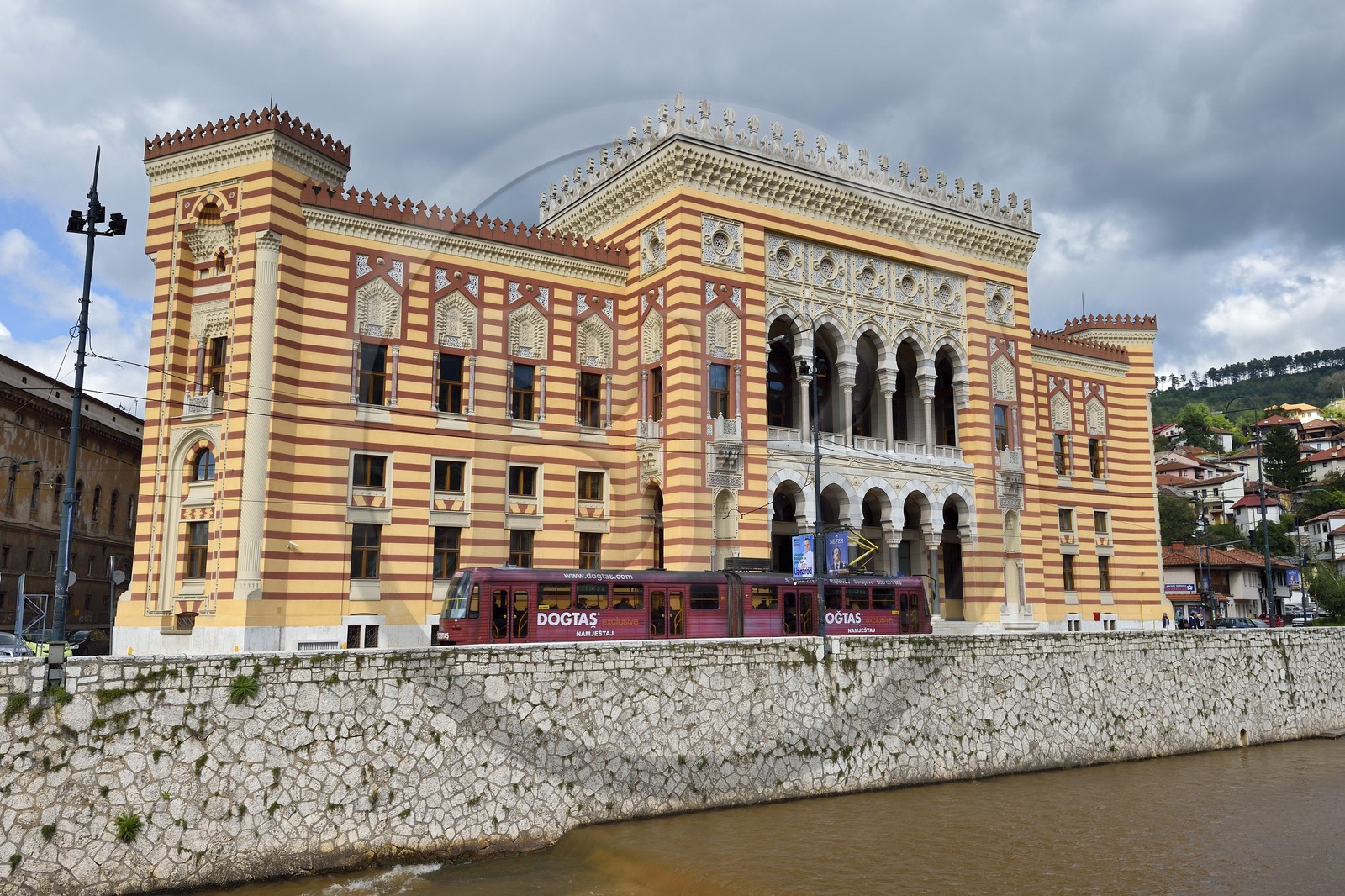 Bosnie-Herzégovine, Sarajevo, la Bibliothèque Nationale et Universitaire