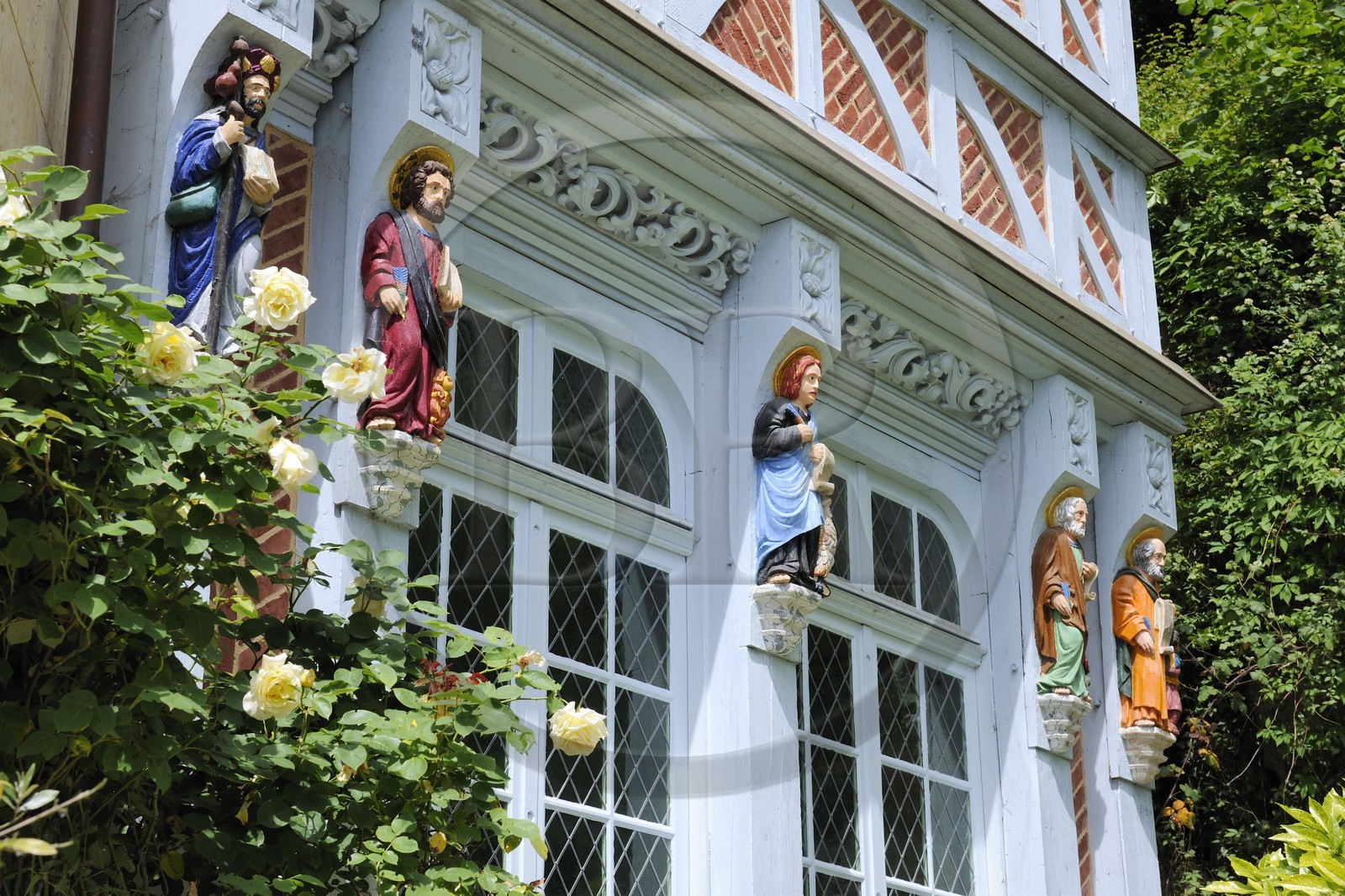 France, Seine-Maritime (76), Caudebec-en-Caux, restaurant le Manoir de Retival