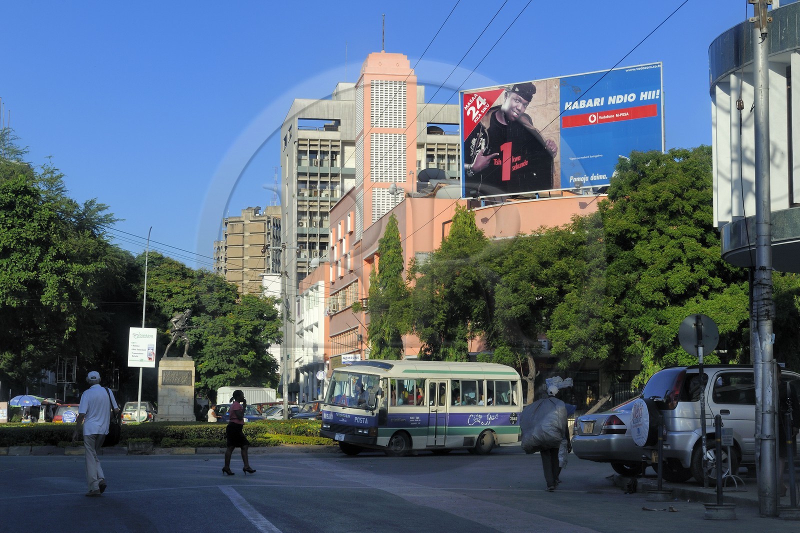 Tanzania, Dar es-Salaam, the Askari Monument is constructed to commemorate the African soldiers who fought and died during the conflict that took place in 1914-1918