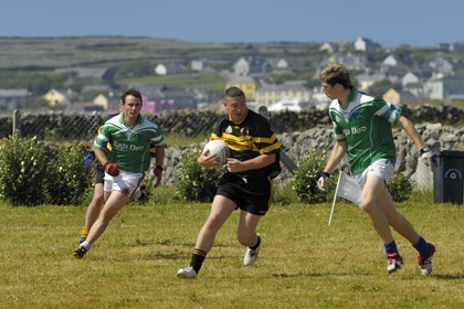 Republic of Ireland, County Galway, Aran Islands, Inishmore, Gaelic football match