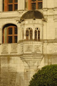 France, Loir-et-Cher (41), vallée de la Loire classée au Patrimoine Mondial de l'UNESCO, château de Blois, façade de l'aile François 1er