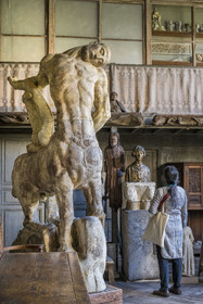 France, Paris (75), le musée du sculpteur Antoine Bourdelle, l'ancien atelier de sculpture