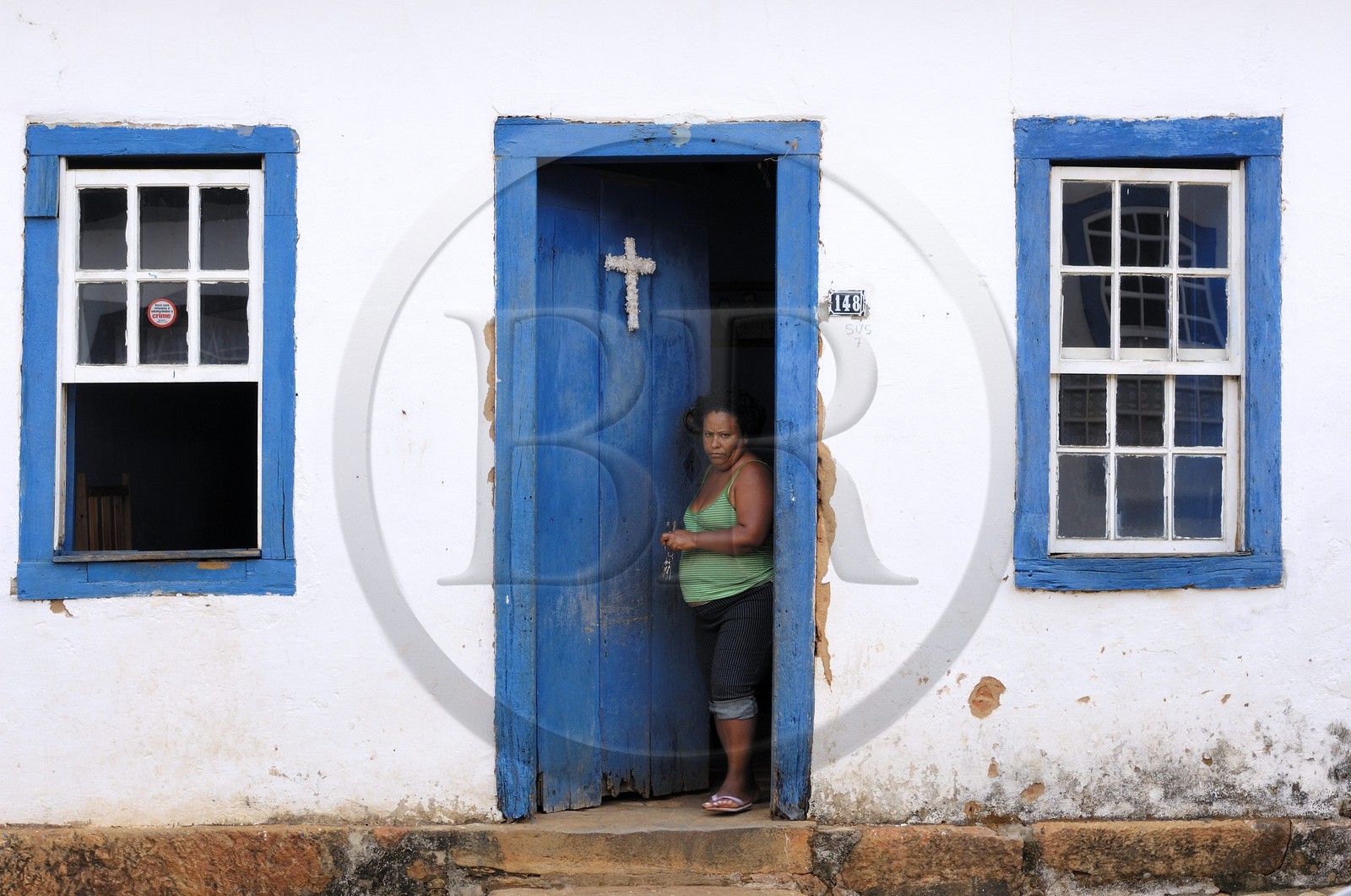 Brazil, Minas Gerais state, Tirandentes, Padre Toledo street (Gold Route, Estrada Real)
