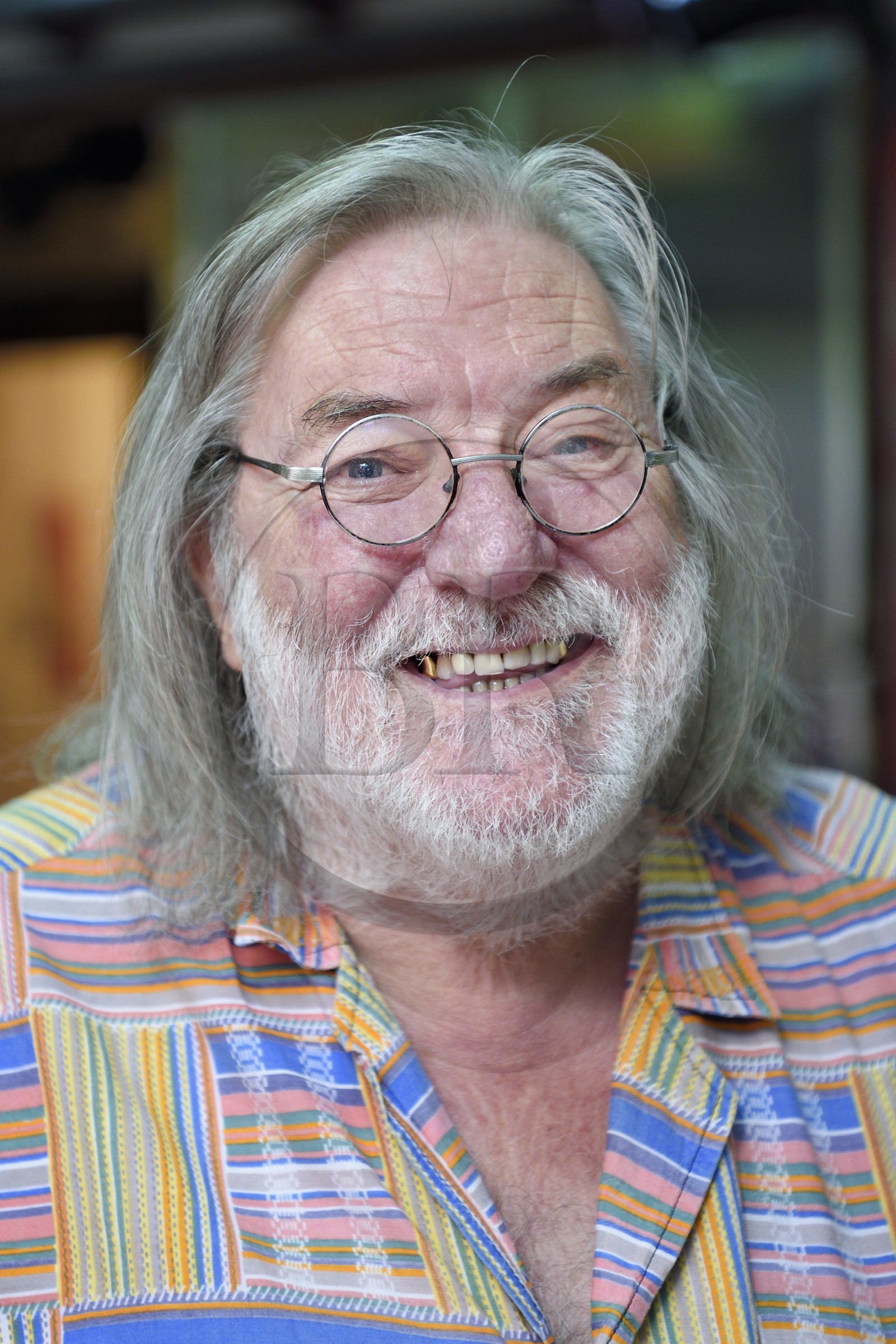 France, Bas Rhin, Strasbourg, old town listed as World Heritage by UNESCO, Roger Siffer, regionalist singer, humorist, comedian and radio man, he runs the theater and restaurant la choucrouterie (sauerkraut) since 1984