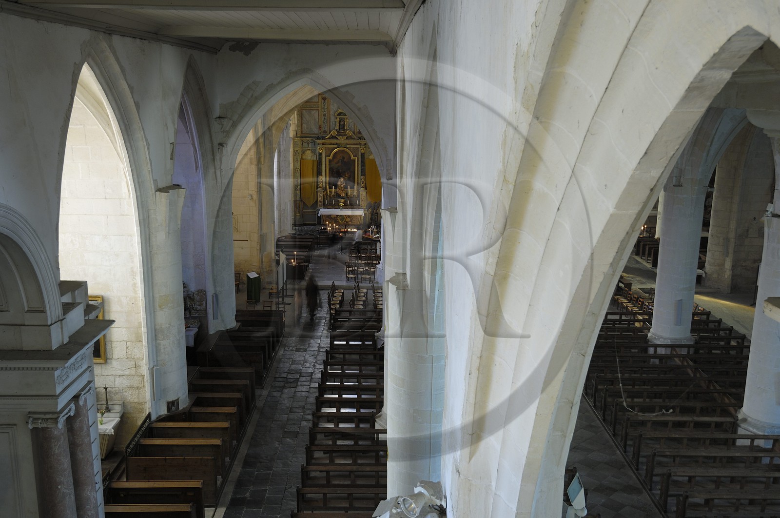 France, Charente-Maritime (17), ile de Ré, église de Saint-Martin-de-Ré