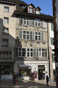 Suisse, Bâle, Vieille ville du Grand Bâle (rive gauche),