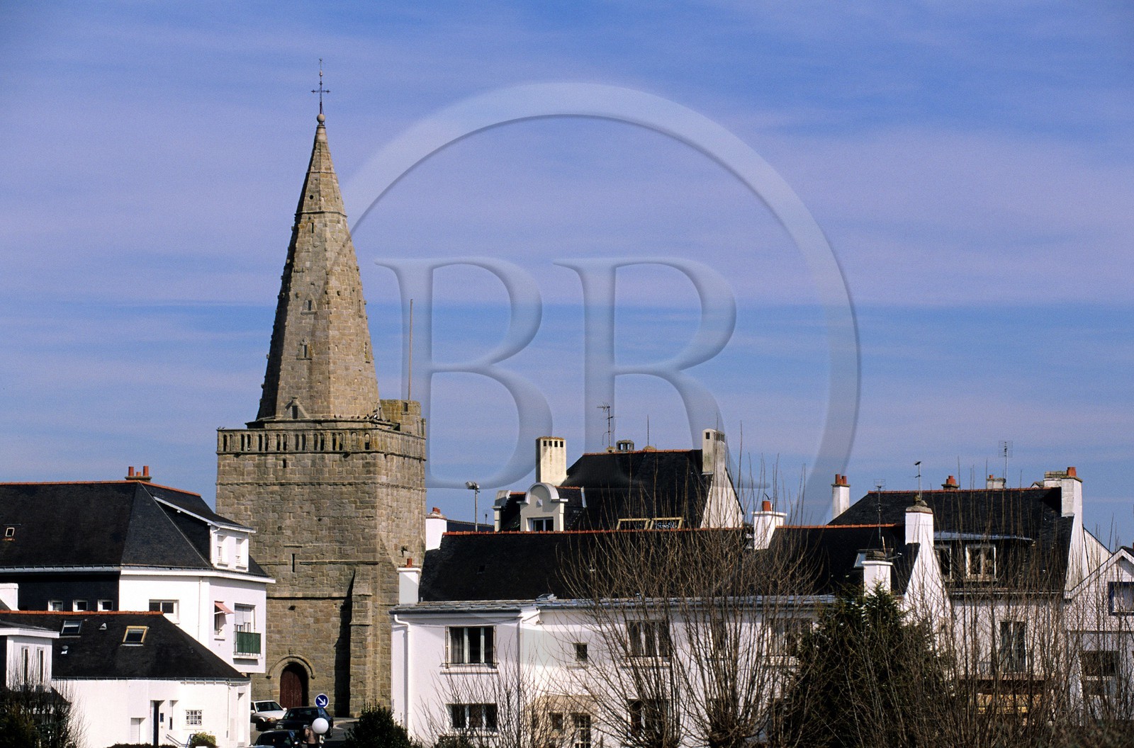 France, Morbihan (56), région de Lorient, Larmor-Plage, l'église Notre-Dame-de-la-Clarté