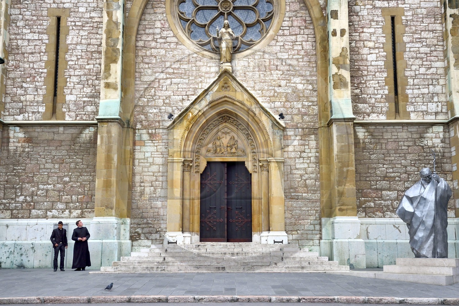 Bosnia and Herzegovina, Sarajevo, catholic Sacred Heart Cathedral (Katedrala Srca Isusova)