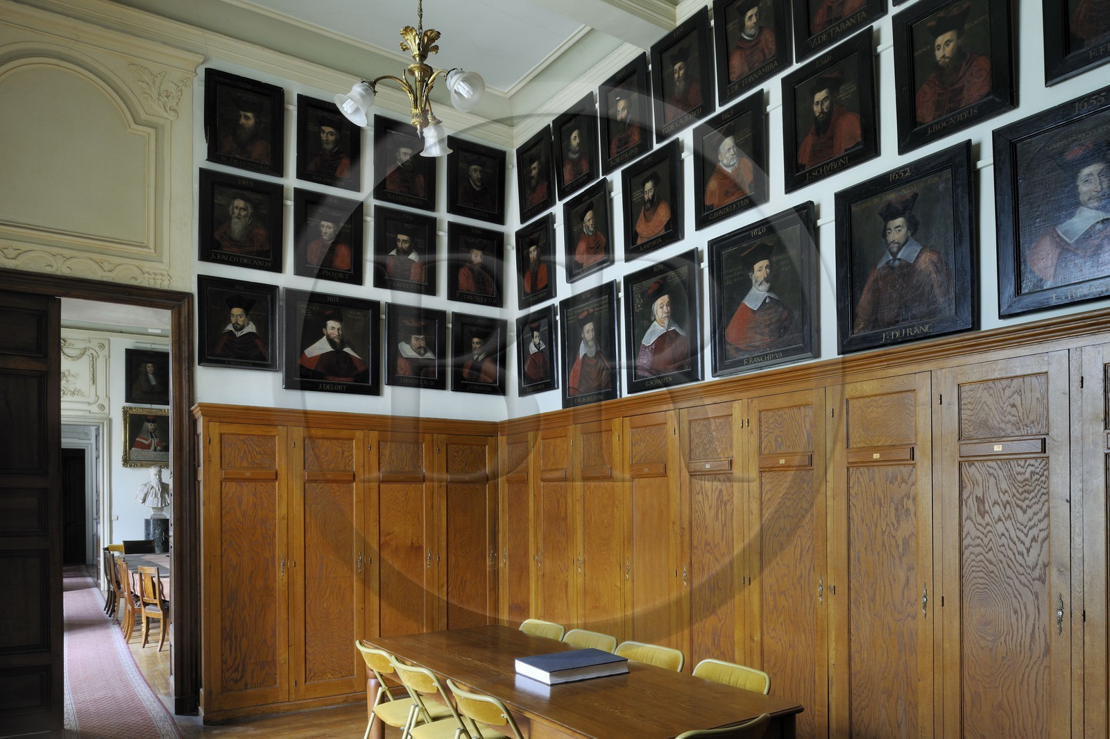 France, Herault, Montpellier, historical center, Medecine University, locker room of the teatchers