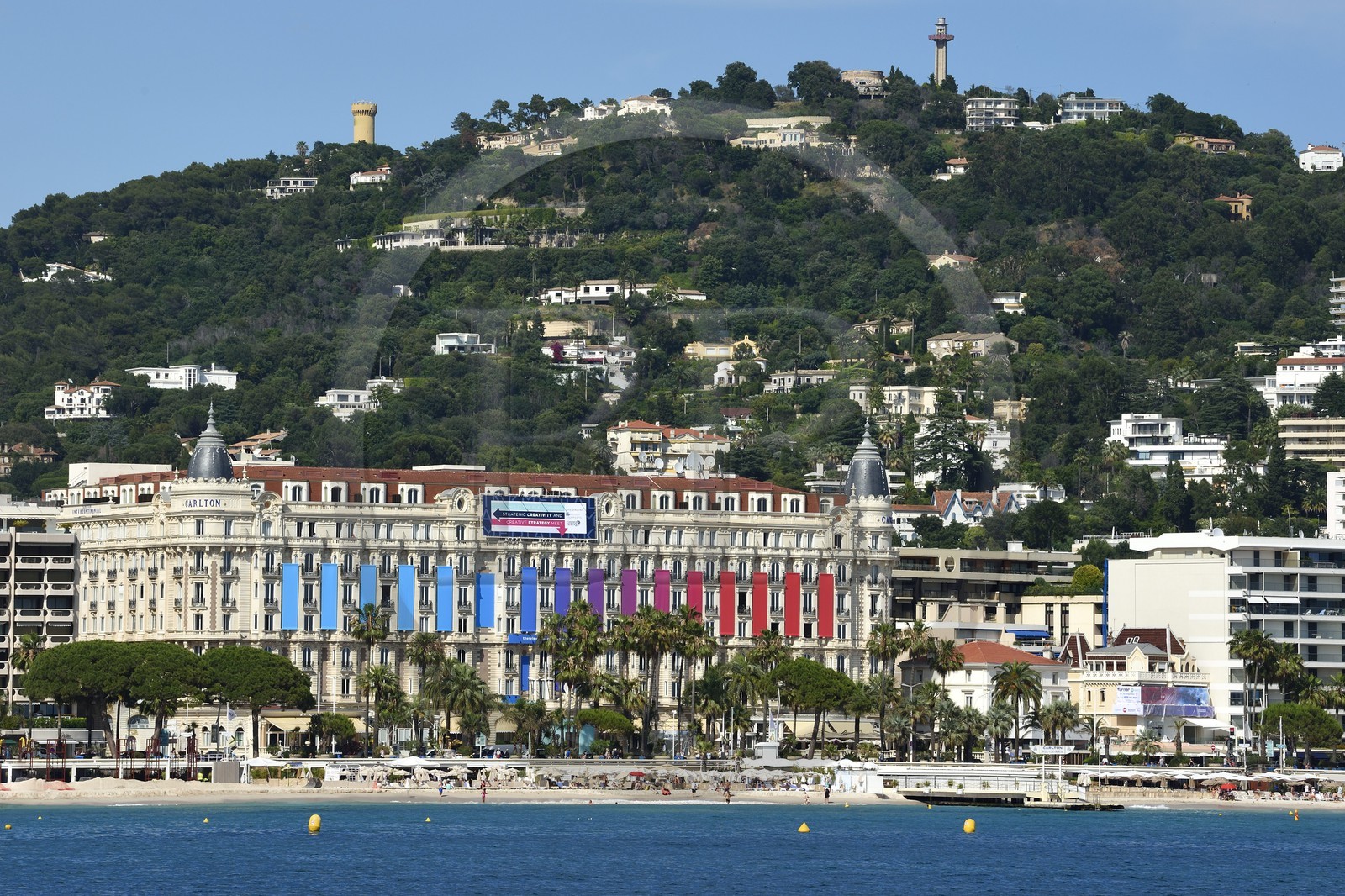 France, Alpes-Maritimes, Cannes, the Carlton palace on the boulevard de la Croisette