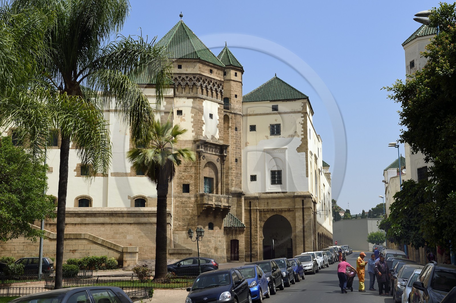 Morocco, Casablanca, Habous district, Mahkma built between 1941 and 1952 by architect Auguste Cadet