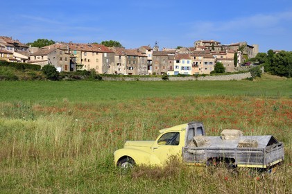 France, Var (83), La Dracénie, village de Tourtour, labellisé Les Plus Beaux Villages de France