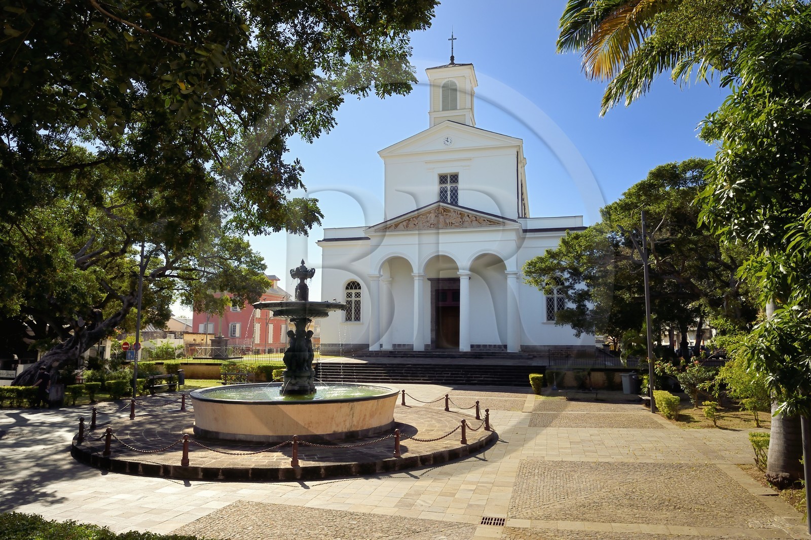 France, Ile de la Reunion, Saint-Denis, la cathédrale Saint-Denis