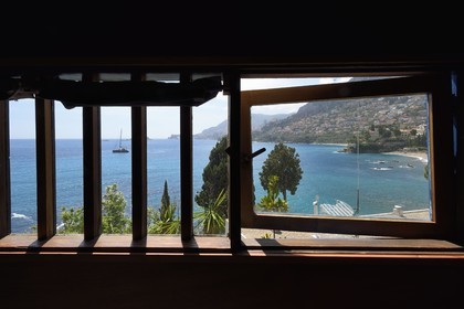 France, Alpes Maritimes (06), Roquebrune-Cap-Martin, Cap Martin, oeuvre architecturale de Le Corbusier, classée Patrimoine Mondial de l'UNESCO, ancien restaurant et bar l’Etoile de Mer de Thomas Rebutato, les unités de Camping conçues par Le Corbusier (Demande d'autorisation nécessaire avant publication)