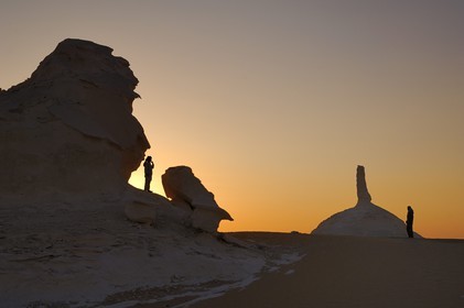 Egypt, Libyan Desert, the White Desert North of Farafra