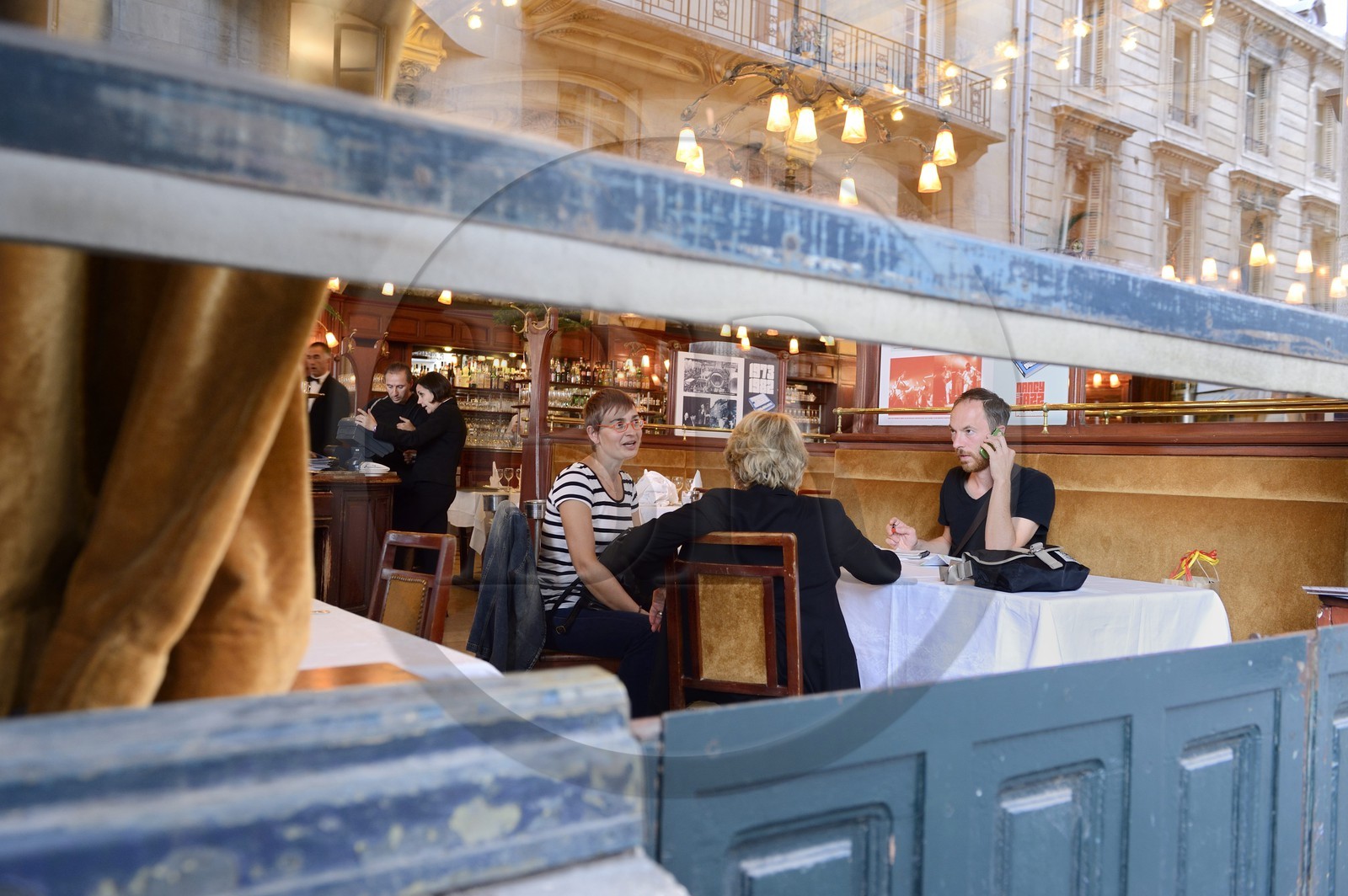 France, Meurthe-et-Moselle, Nancy, Brasserie Flo Excelsior built in 1910, Art Nouveau
