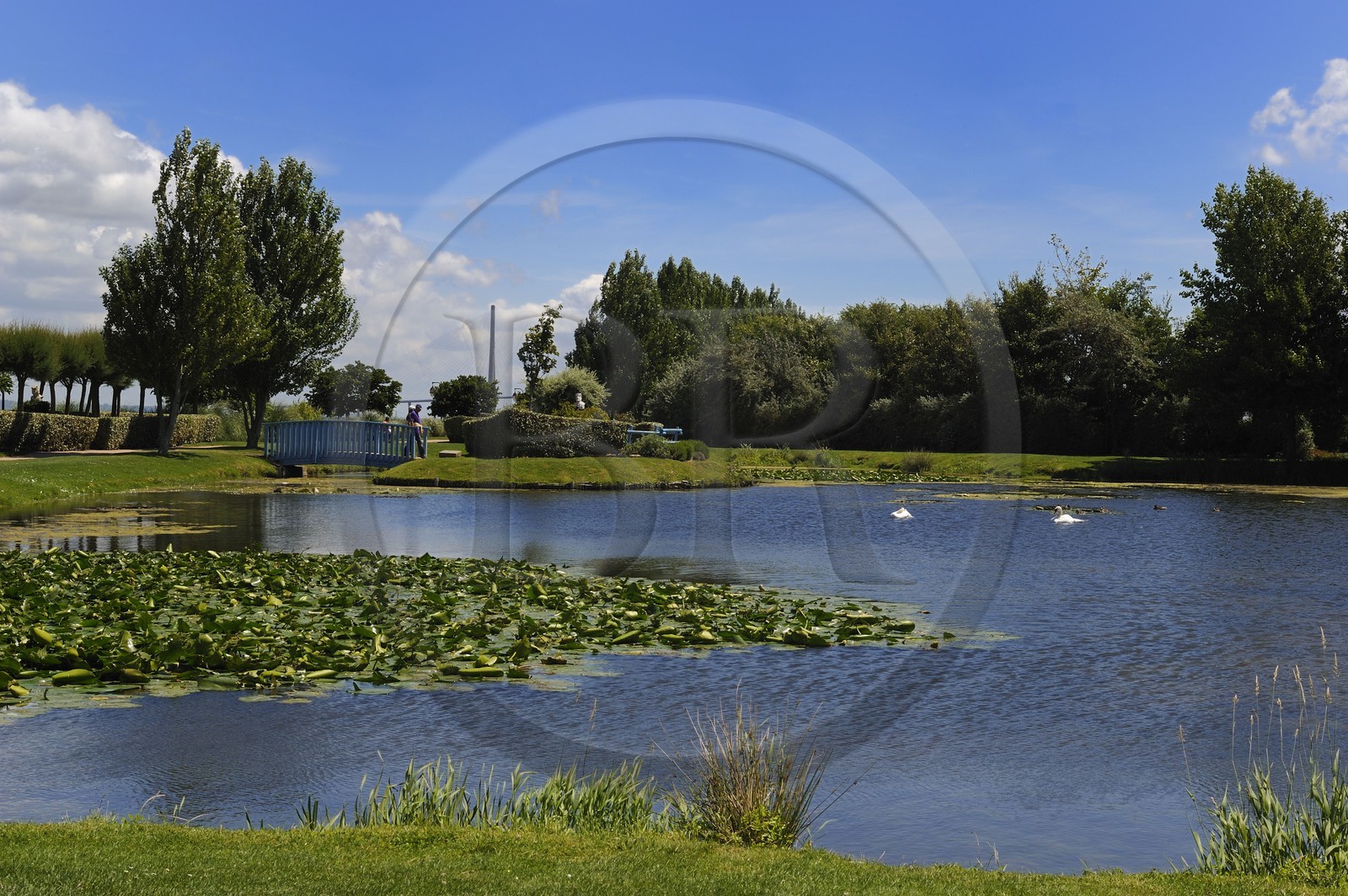 France, Calvados, Honfleur, the Jardin des Personnalites (Celebrities Garden)