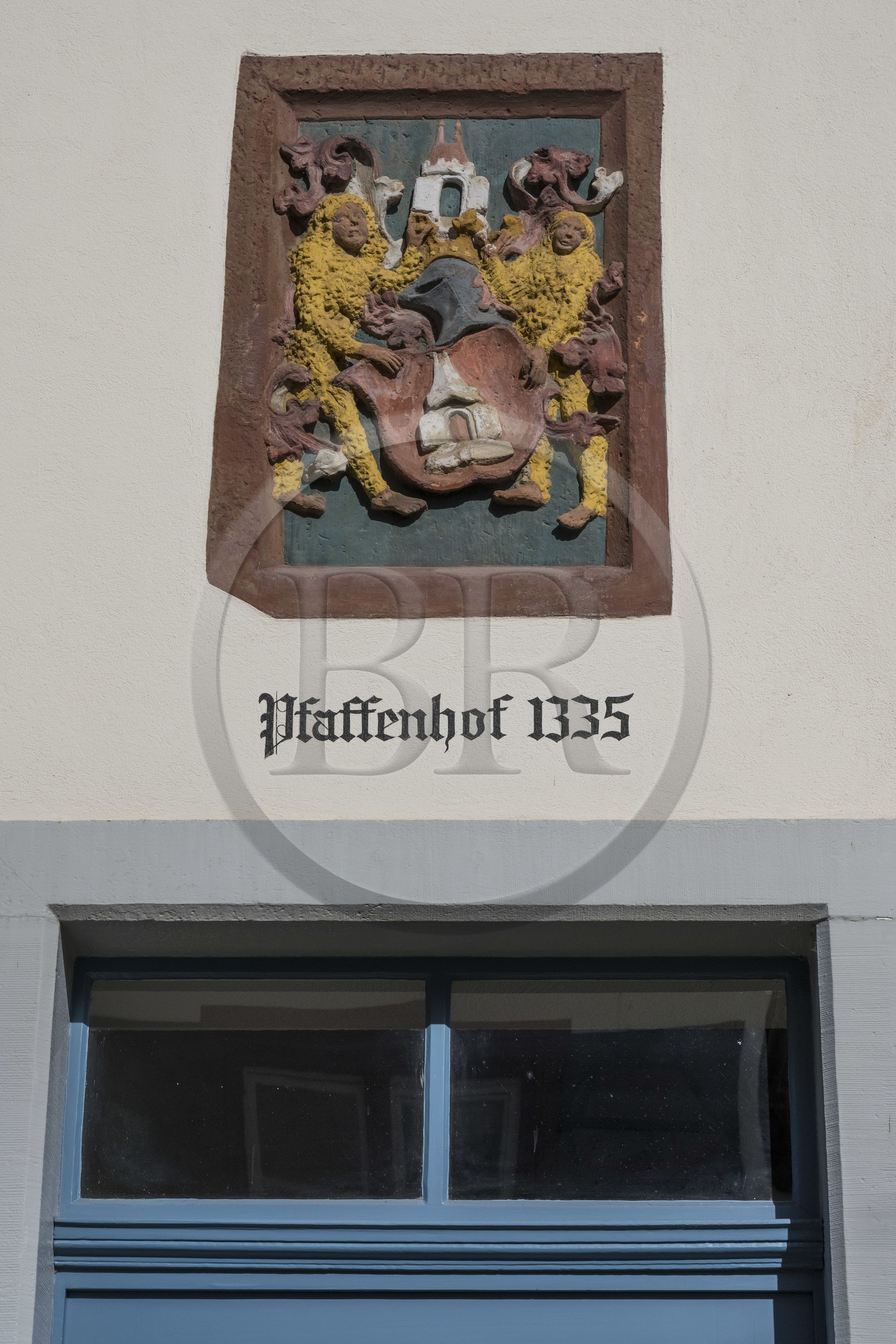 Suisse, Bâle, Vieille ville du Grand Bâle (rive gauche), maison du XIVème siècle dans la rue Petersgasse