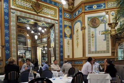 France, Loire-Atlantique (44), Nantes, Brasserie La Cigale classée Monument historique pour son intérieur art nouveau