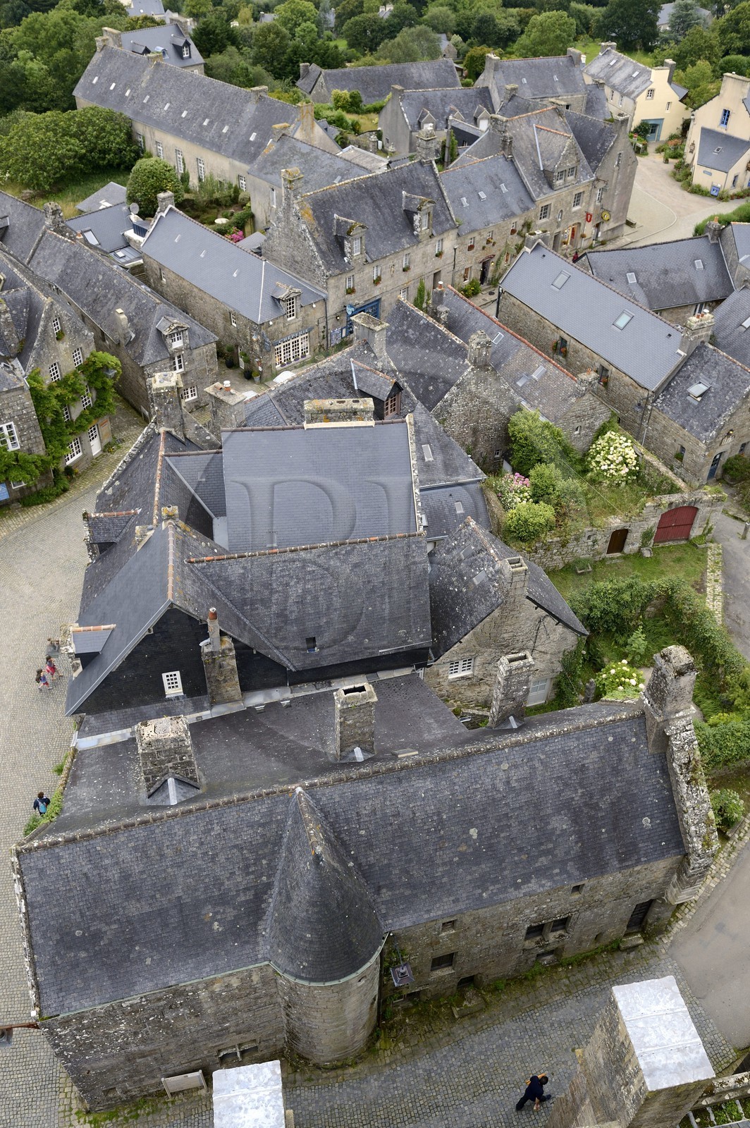 France, Finistère (29), Locronan, labellisé Les Plus Beaux Villages de France,