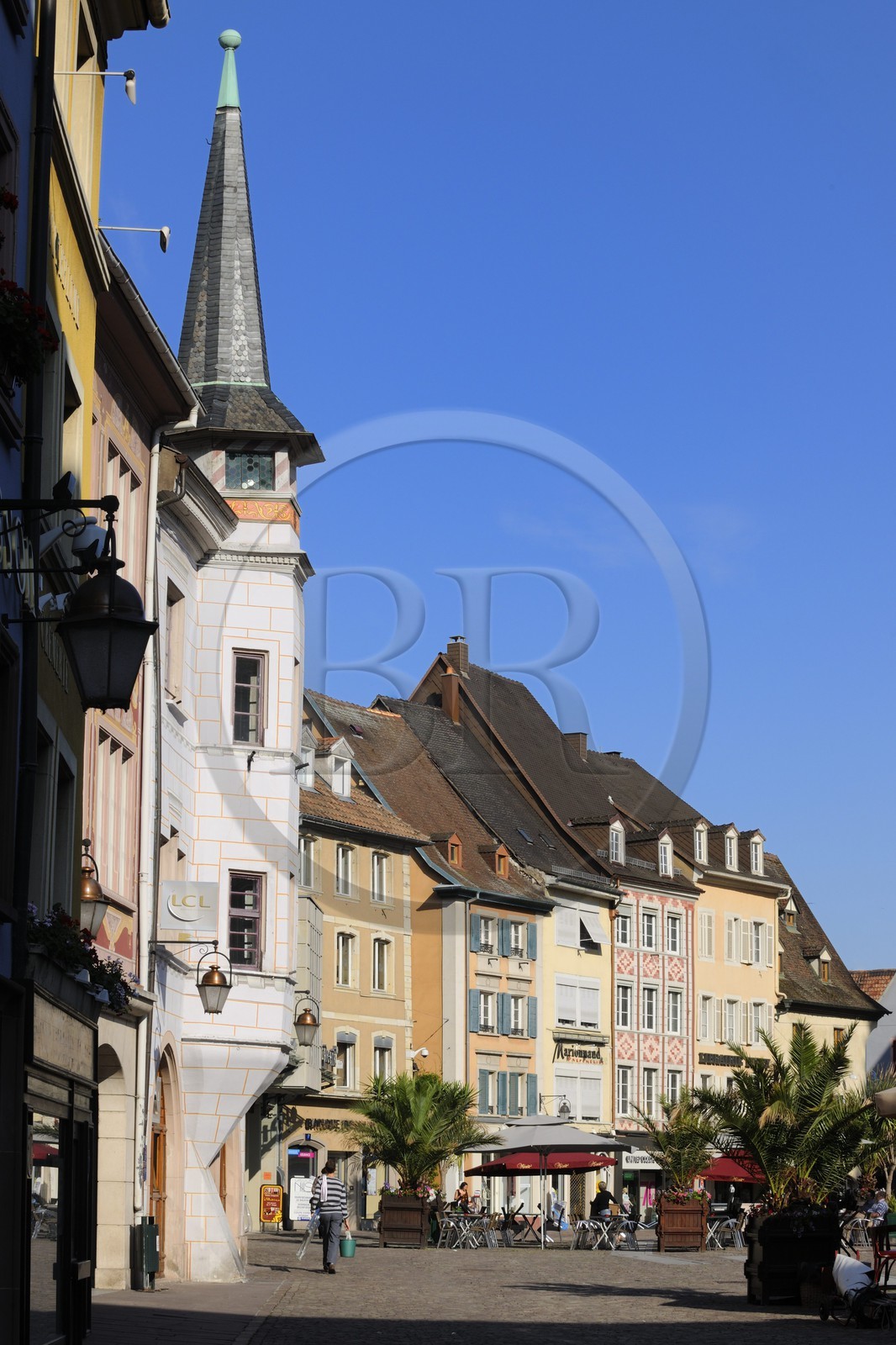 France, Haut-Rhin (68), Mulhouse, place de la Reunion