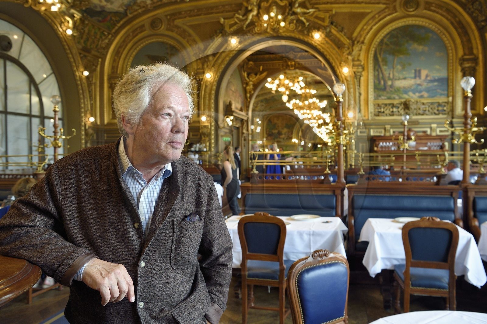 France, Paris (75), gare de Lyon, restaurant Le Train bleu, Gilles Pudlowski