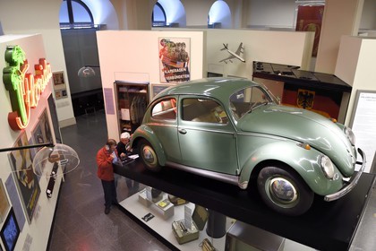 Allemagne, Berlin, le Deutsches Historisches Museum (musée de l’histoire allemande), section de l'Allemagne divisée et de la réunification