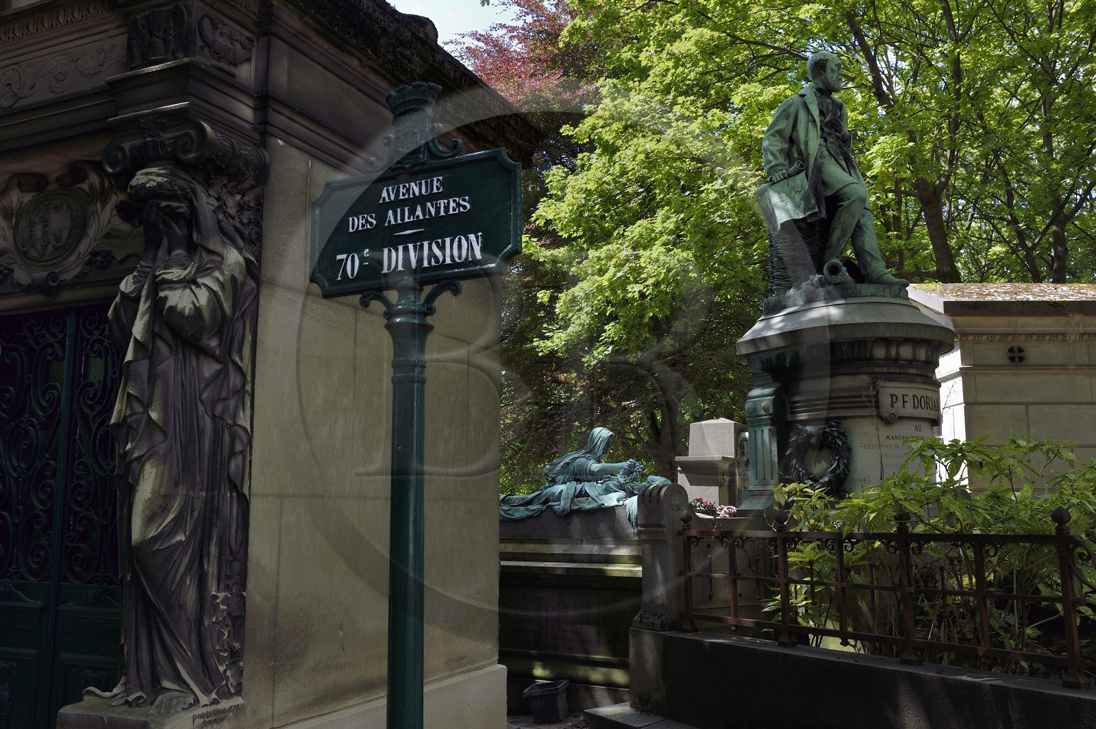 France, Paris (75), cimetière du Père-Lachaise