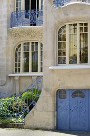 France, Bas-Rhin (67), Strasbourg, quartier de la Neustadt datant de la periode allemande, Hôtel Brion au 22 rue Sleidan de l'architecte Brion (1904-1905) de style Art Nouveau