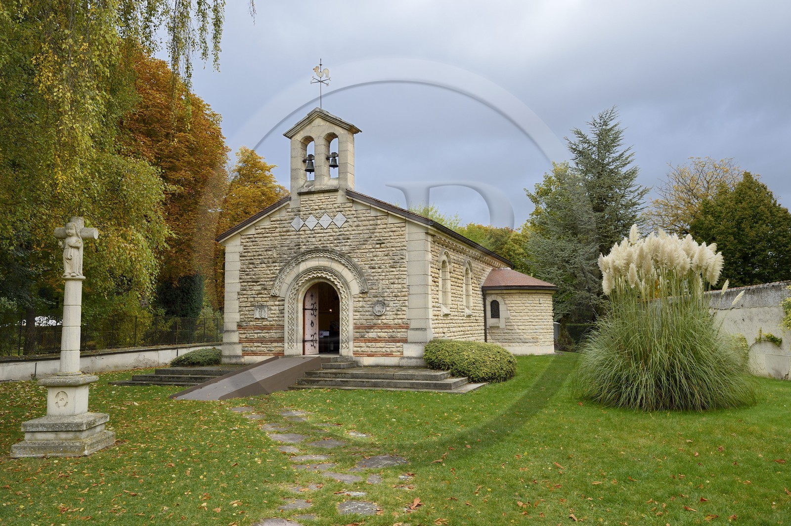 France, Marne, Reims, the Chapel of Our Lady of Peace or Foujita chapel