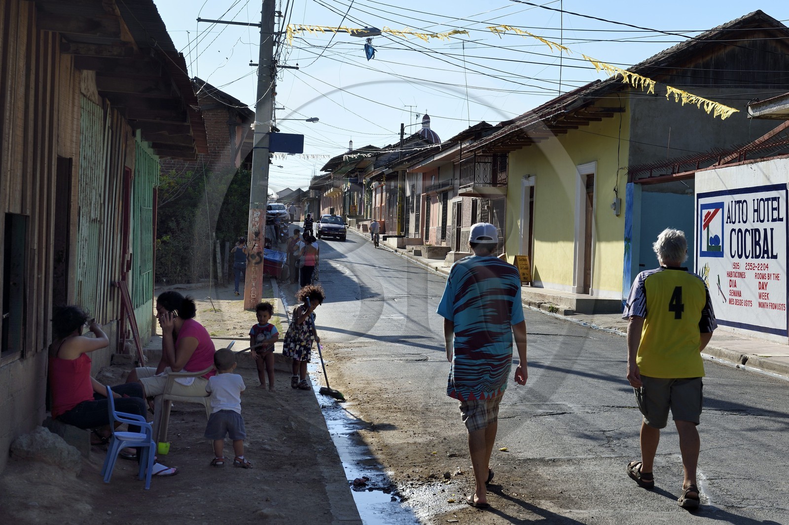 Nicaragua, Granada, popular area in the bottom of the calle El Caimito