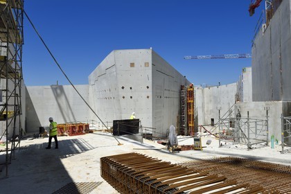 France, Dordogne (24), Montignac, chantier du futur Centre International de l'Art pariétal de Montignac-Lascaux (Lascaux 4)