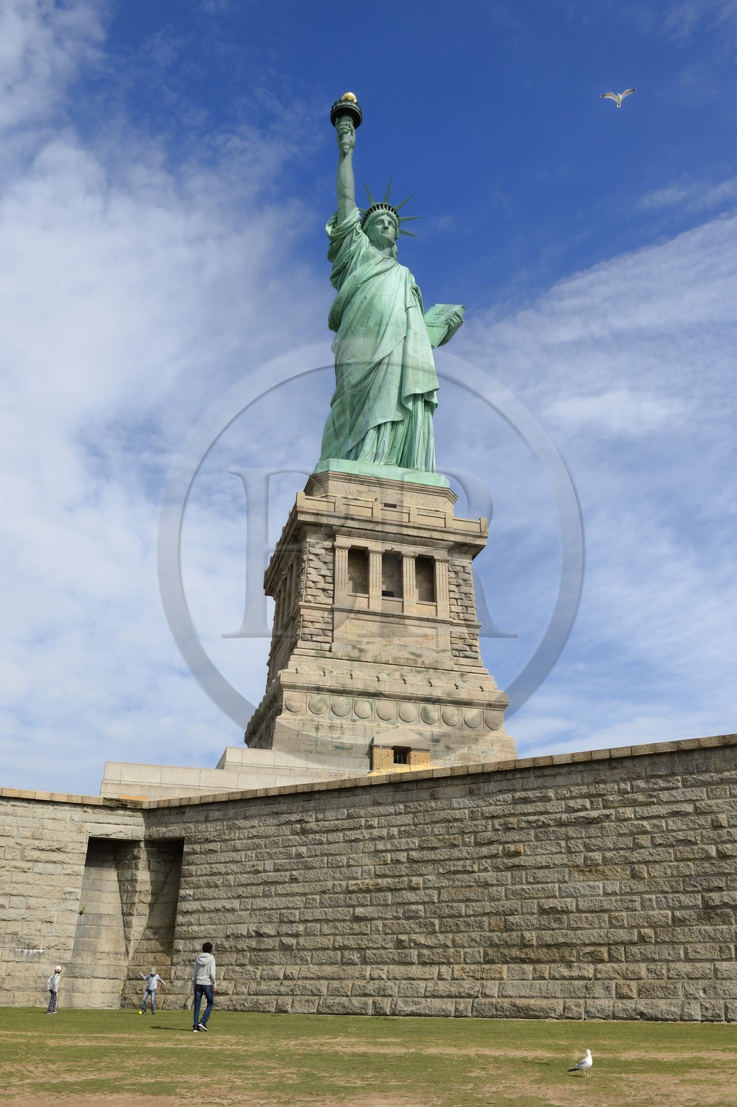 Etats-Unis, New York, Liberty Island, statue de la Liberté, classée Patrinoine Mondial de l'UNESCO