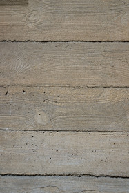 France, Bouches du Rhone, Marseille, architectural work of Le Corbusier, listed as World heritage by UNESCO, the Cité Radieuse by the architect Le Corbusier, rooftop terrace, the concrete was poured into wood to see its texture