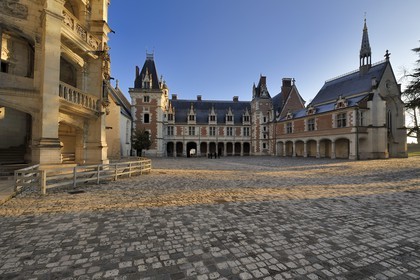 France, Loir-et-Cher (41), vallée de la Loire classée au Patrimoine Mondial de l'UNESCO, château de Blois, l'aile Louis XII
