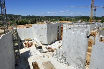 France, Dordogne, Montignac, Montignac-Lascaux Parietal Art international Centre (Lascaux 4) building site