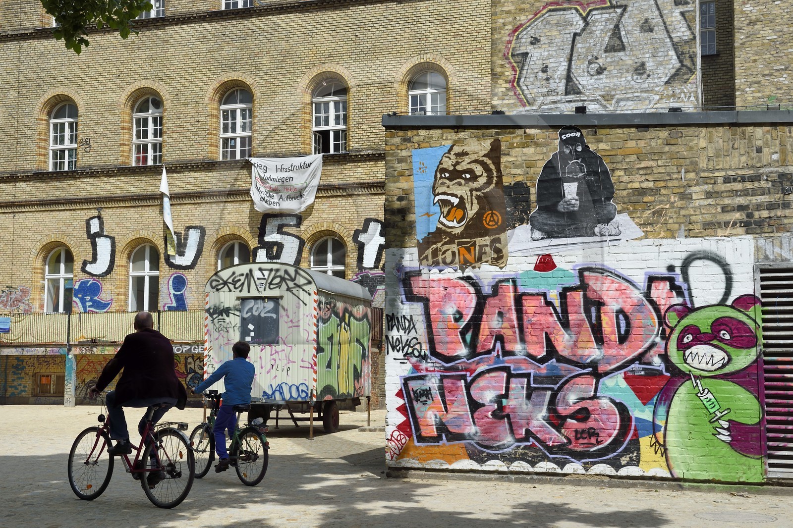 Allemagne, Berlin, quartier de Kreuzberg, Kunstraum Kreuzberg-Bethanien dans un ancien hopital
