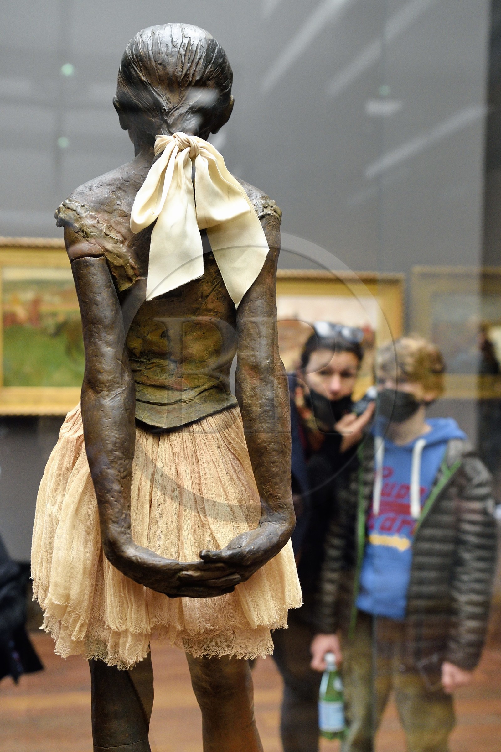 France, Paris (75), le musée d'Orsay, Petite danseuse de quatorze ans dit aussi Grande danseuse habillée (1878-1881) de Edgar Degas