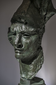 France, Paris, the museum of the sculptor Antoine Bourdelle, Dragon Cuirassier (bronze)