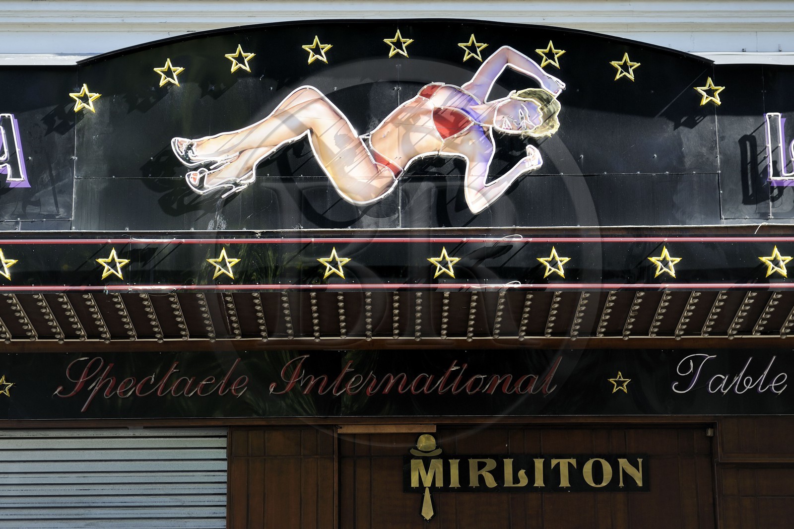 France, Paris (75), le boulevard de Clichy entre Pigalle et Blanche, cabaret erotique