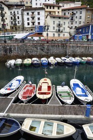 Espagne, Pays basque espagnol, Biscaye, région de Gernika-Lumo, port de Elantxobe