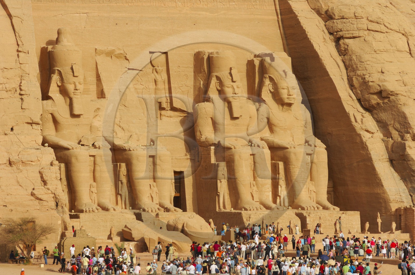 Egypte, Haute Egypte, Nubie, Abou Simbel, site classé Patrimoine Mondial de l'UNESCO, temple de Ramsès II