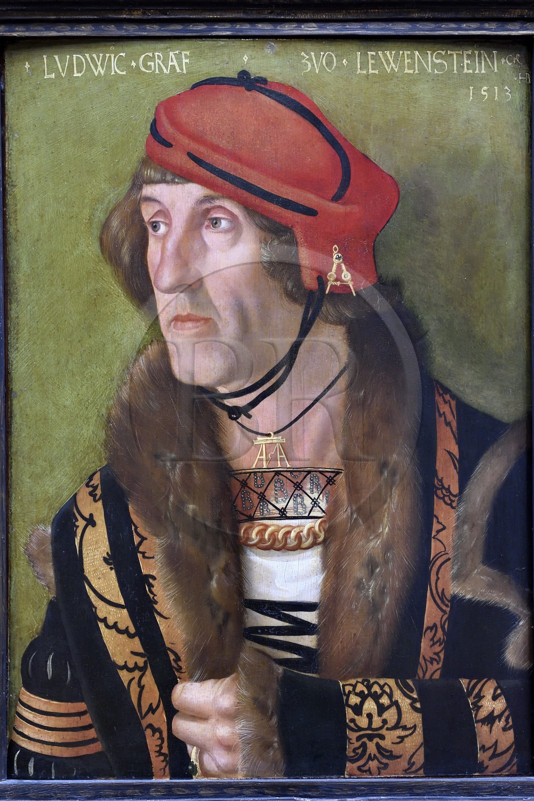 Germany, Berlin, Kulturforum, Gemäldegalerie (Picture Gallery), Ludwig Graf zu Lowenstein by Hans Baldung (1513) Strasbourg
