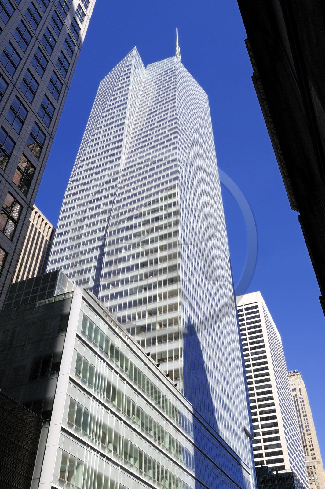 Etats-Unis, New York, Manhattan, Midtown, Bank of America Tower (2009) sur la 42nd Street et 6th Avenue