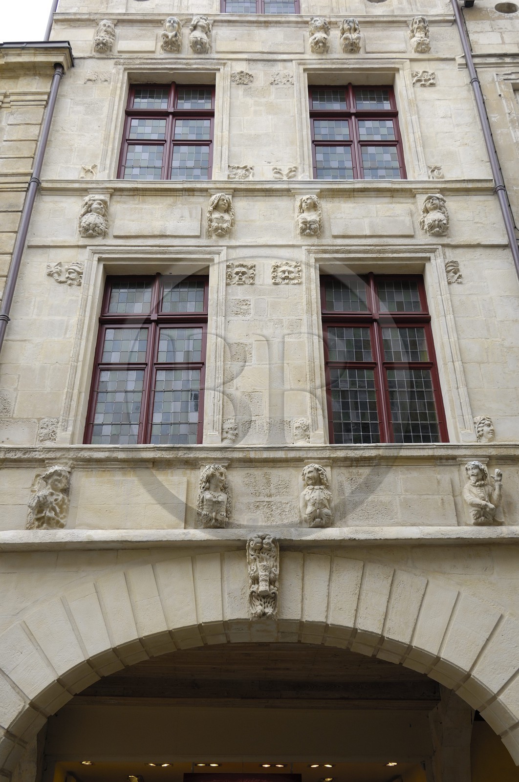 France, Charente-Maritime (17), La Rochelle, maison du début de la rue des Merciers