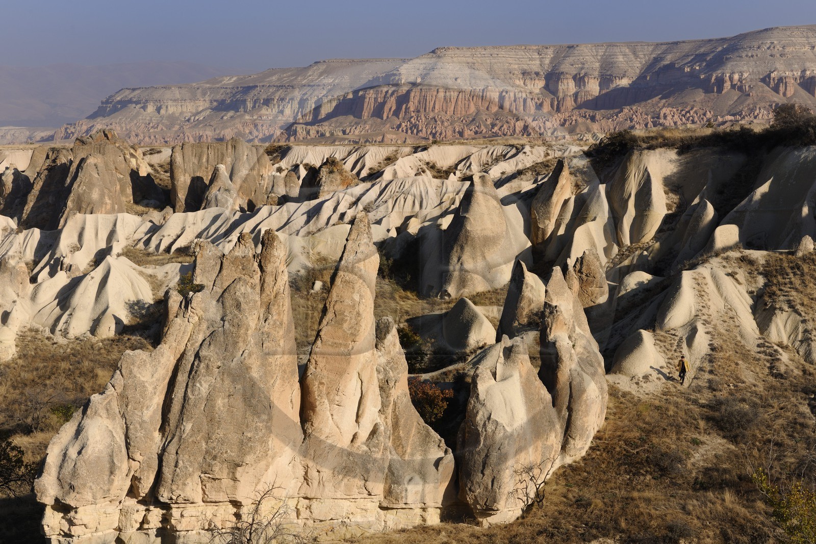 Turquie, Anatolie Centrale, province de Nevsehir, Cappadoce classée Patrimoine Mondial de l'UNESCO, phénomènes d'érosions aux environs de Göreme