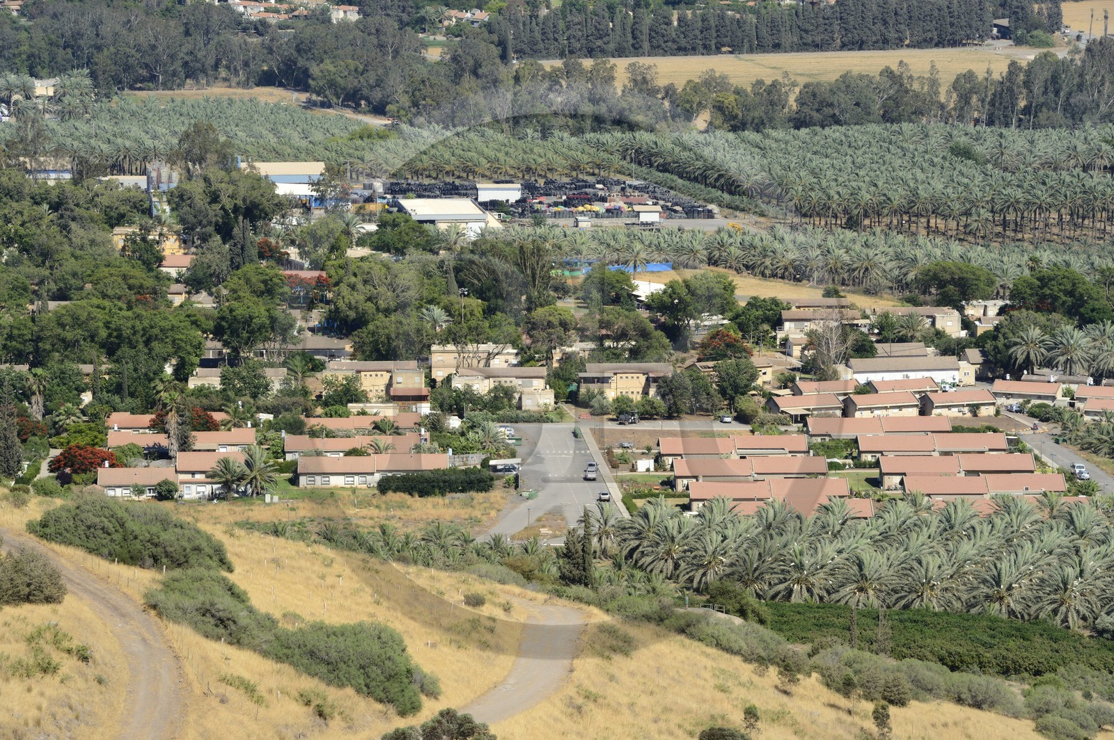 Israel, Northern District, Galilee, Tiberias, Kibbutz Kinneret founded in 1908 on the shores of the Sea of Galilee
