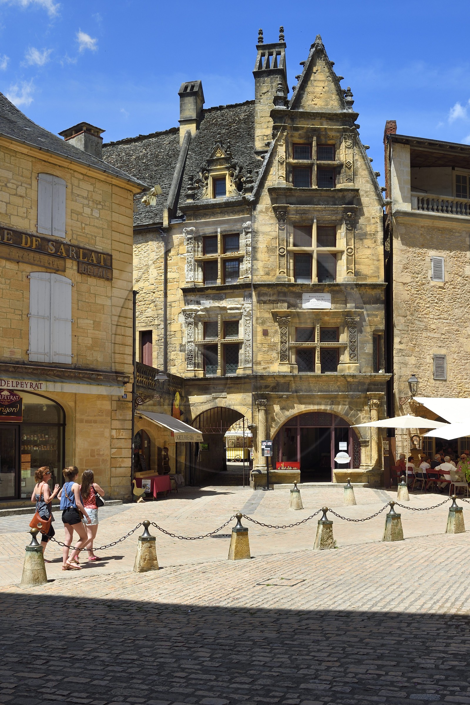 France, Dordogne, Perigord Noir, Dordogne valley, Sarlat la Caneda, the House of La Boetie built in 1525
