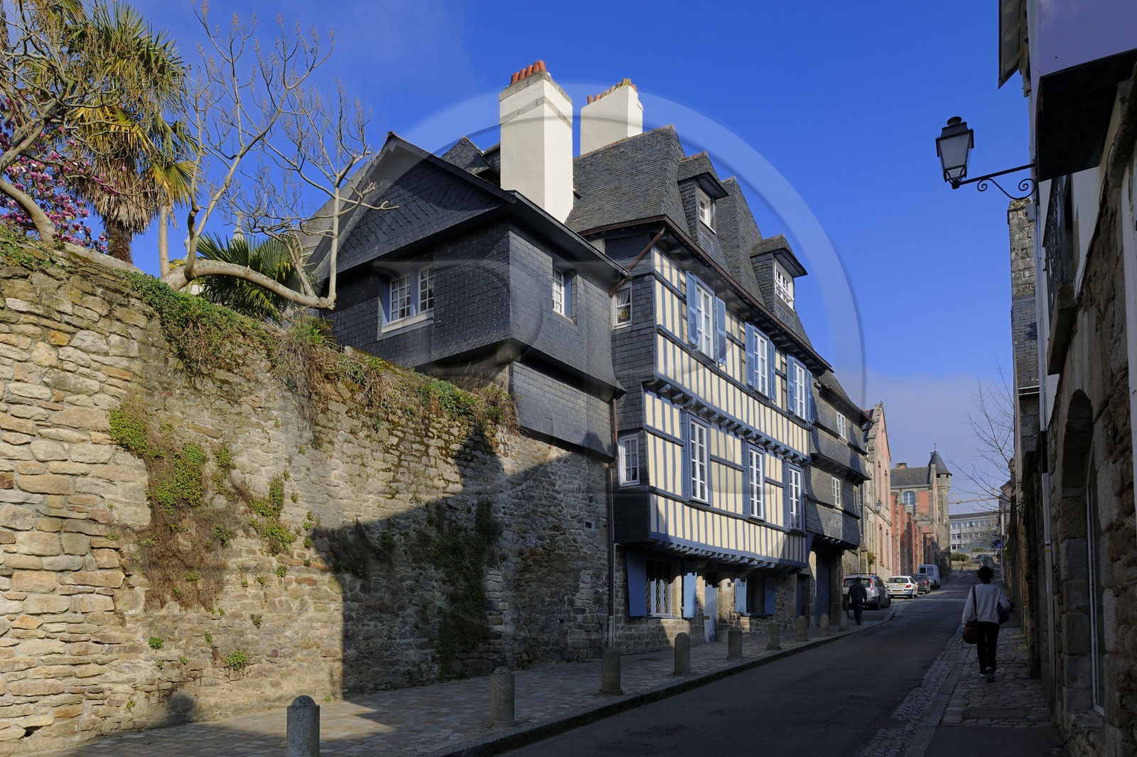 France, Finistère (29), Quimper, la barraque à Jacquelot rue Elie Fréron